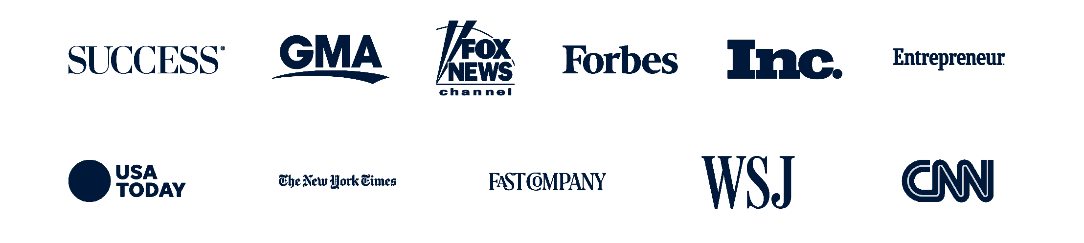 Media logos featuring Rory Vaden